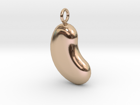 "Magic" Bean pendant in 14k Rose Gold Plated Brass