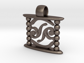 Aeon Tribe Temple Version in Polished Bronzed Silver Steel