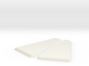 Jodocast's Stock Side Fill Plates For "Worker" Sto in White Natural Versatile Plastic