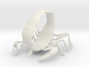 Scorpion14 in White Natural Versatile Plastic