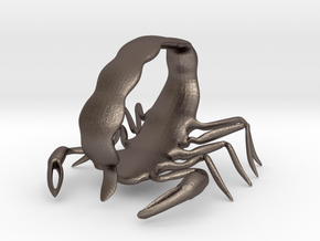Scorpion14 in Polished Bronzed Silver Steel