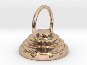 Devo Hat 15mm Earring / Pendant in 14k Rose Gold