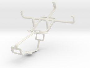 Controller mount for Xbox One & Yezz Andy 3.5EH in White Natural Versatile Plastic