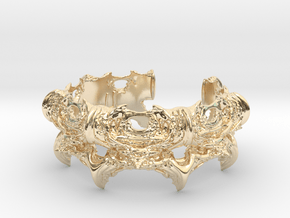 Intestines of Complex Numbers - Bracelet II in 14k Gold Plated Brass