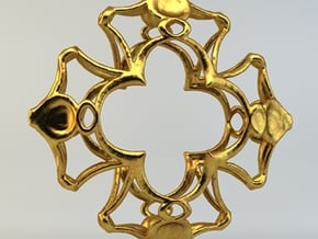 Artefact 45D in Natural Brass