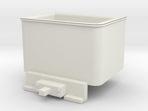 Godchaux 0-4-4T Coal Bunker for Minitrix 0-4-0 Tan in White Natural Versatile Plastic