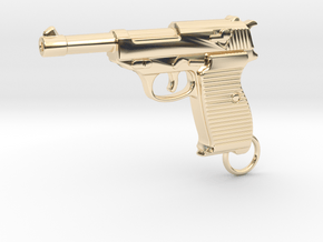 WALTHER P38 in 14K Yellow Gold