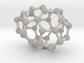 0082 Fullerene c38-1 c2 in Full Color Sandstone