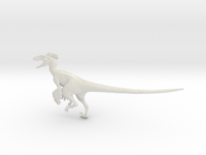 Dinosaur Utahraptor 1:20 V1 in White Natural Versatile Plastic