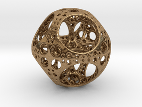 Apollonian Octahedron Supersmall in Natural Brass
