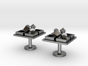 FairPlayCufflinks in Fine Detail Polished Silver