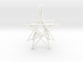 Reach for the Stars Pendant in White Processed Versatile Plastic