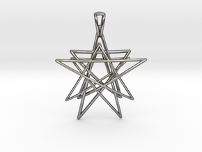 Reach for the Stars Pendant in Polished Silver