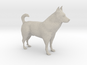 Shepherd Dog - 5 cm / 2" in Natural Sandstone