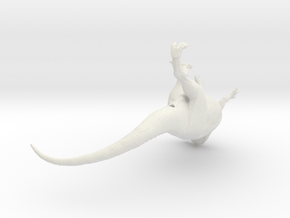 Backyard Terrors Allosaurus 1:40 in White Natural Versatile Plastic