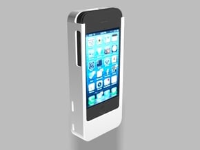 iPhone4/4s Nautilus 2500mah Charger with USB Out in White Natural Versatile Plastic