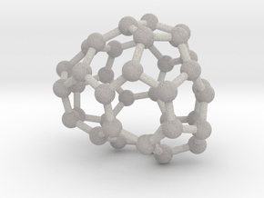 0085 Fullerene c38-4 c1 in Full Color Sandstone