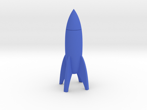 Rocket Storage in Blue Processed Versatile Plastic