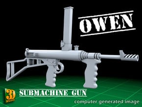 OWEN GUN (16x) in Tan Fine Detail Plastic