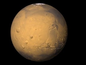 5cm Color Mars Surface Globe in Full Color Sandstone