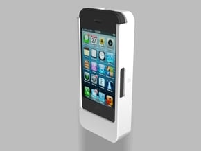 iPhone4/4s Camera Mount 2500mah Charger with USB O in White Natural Versatile Plastic