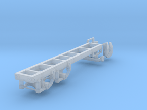 1/64th Tandem axle frame, suitable for KW CBE in Tan Fine Detail Plastic