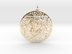  Zendala pendant in 14K Yellow Gold