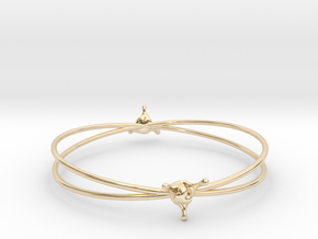 LoveSplash bracelet in 14k Gold Plated Brass