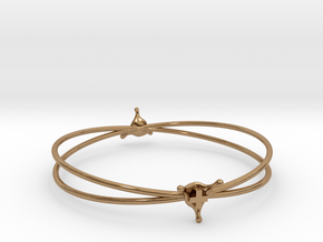 PositiveSplash bracelet in Polished Brass