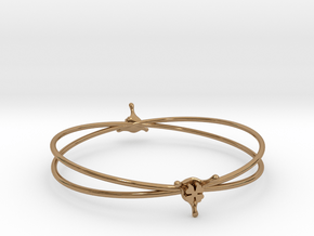 LuckySplash bracelet in Polished Brass