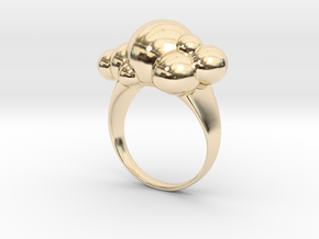 Cloud Ring in 14k Gold Plated Brass: 7 / 54