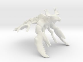 Moose Fish in White Natural Versatile Plastic