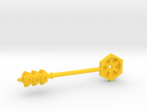 Lights Out - 5mm Traffic Light/Club Weapon  in Yellow Processed Versatile Plastic