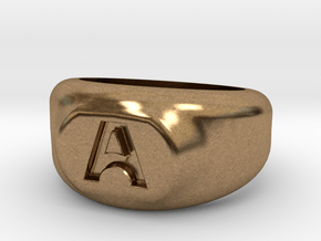 A Ring in Natural Brass