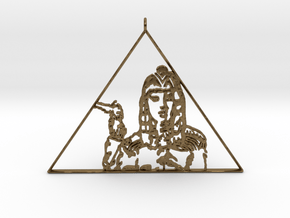 Katy Perry  Pendant (Dark Horse) 3D Jewellery   in Natural Bronze