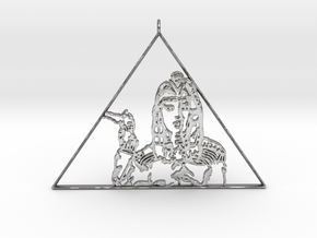 Katy Perry  Pendant (Dark Horse) 3D Jewellery   in Natural Silver