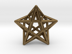 Star Pendant #2 in Natural Bronze