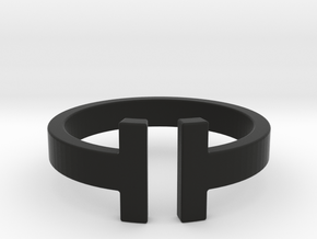 IT Ring in Black Natural Versatile Plastic