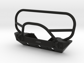JK Winch Bumper - SCX10 Tabs in Black Natural Versatile Plastic
