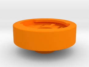 Edge Stem Cap Mount in Orange Processed Versatile Plastic