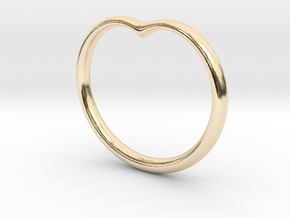 Heart Pendant in 14K Yellow Gold