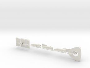 GST30 1/4 scale just the metal parts in White Natural Versatile Plastic