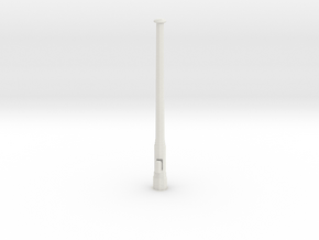 Mast für Bahnsteiguhr 1:32 in White Natural Versatile Plastic