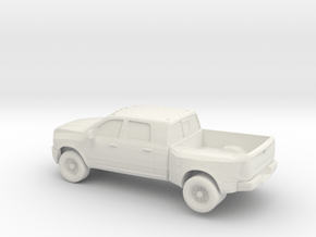 1/64 2010 Dodge Ram 3500 Dually in White Natural Versatile Plastic