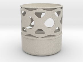 Oil Lamp - Wax Melter S in Natural Sandstone
