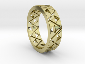 Triforce Ring Size 11.5 in 18k Gold