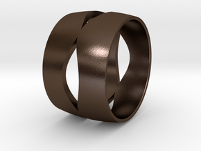 Ring 3 - Size 12 in Polished Bronze Steel