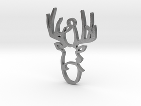 TROPHY BUCK in Natural Silver