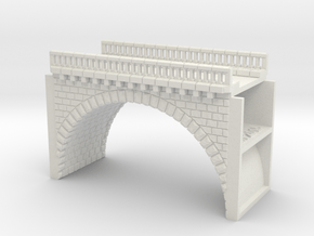 NV1M1 Modular viaduct 1 track in White Natural Versatile Plastic