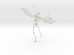Fairy Skeleton - 8 Inches in White Natural Versatile Plastic